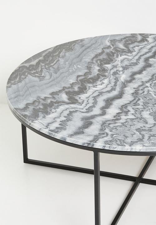 Sixth Floor - Lois marble coffee table - grey