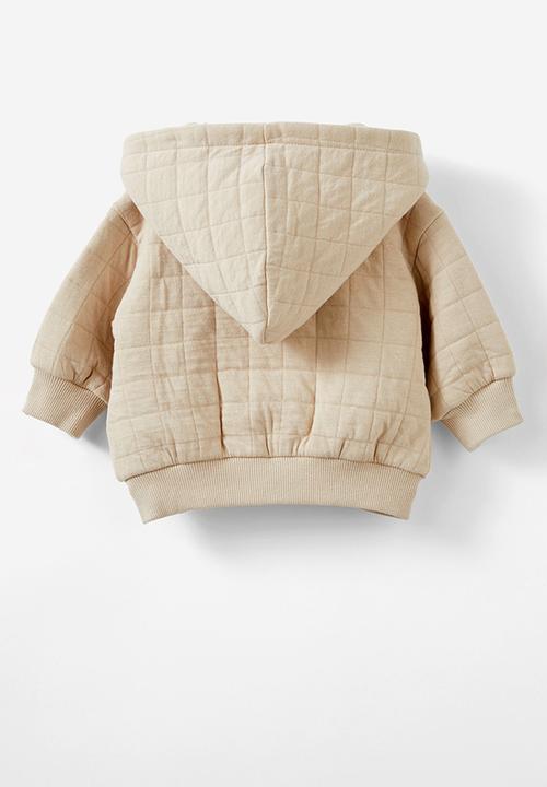 Cotton On - Quilted hooded zip through - rainy day