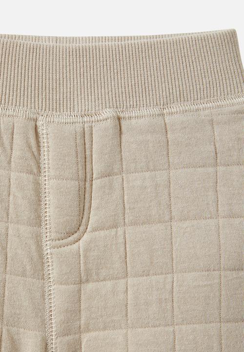 Cotton On - Quilted trackpant - rainy day
