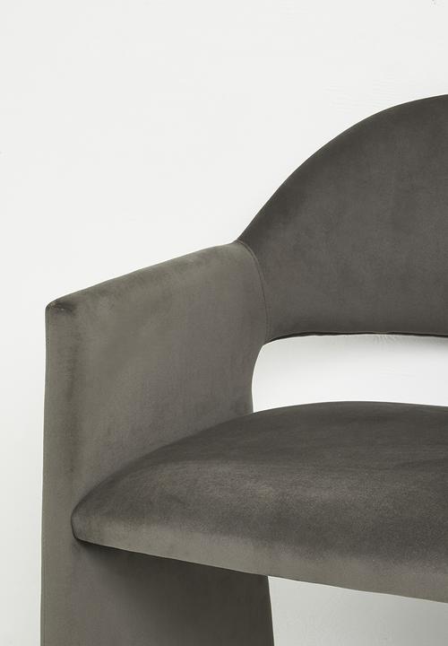 Sixth Floor - Lyndi dining chair - charcoal