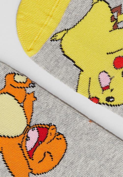 H&M - 7-Pack socks - grey pokémon