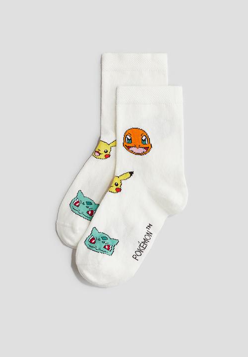 H&M - 7-Pack socks - grey pokémon