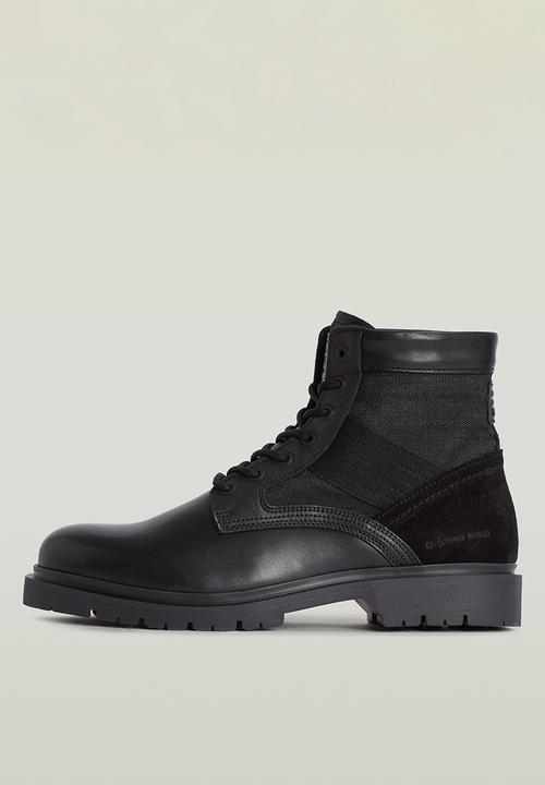 G-STAR - Tyler Boot Mid M - Black