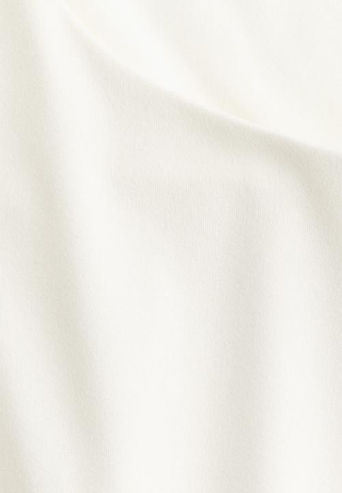 H&M - Short-sleeved thong body - white