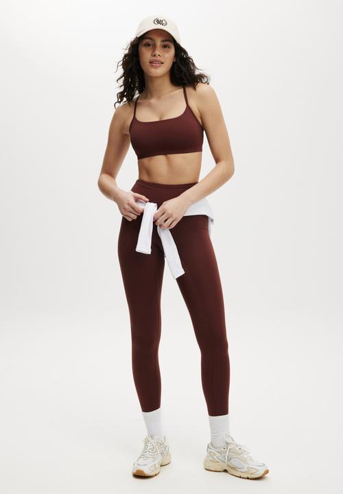 Cotton On - Workout Yoga Crop - Cappuccino