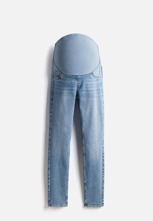 H&M - Mama skinny jeans - light denim blue