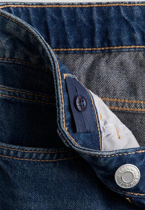 H&M - Loose fit straight leg jeans - dark denim blue