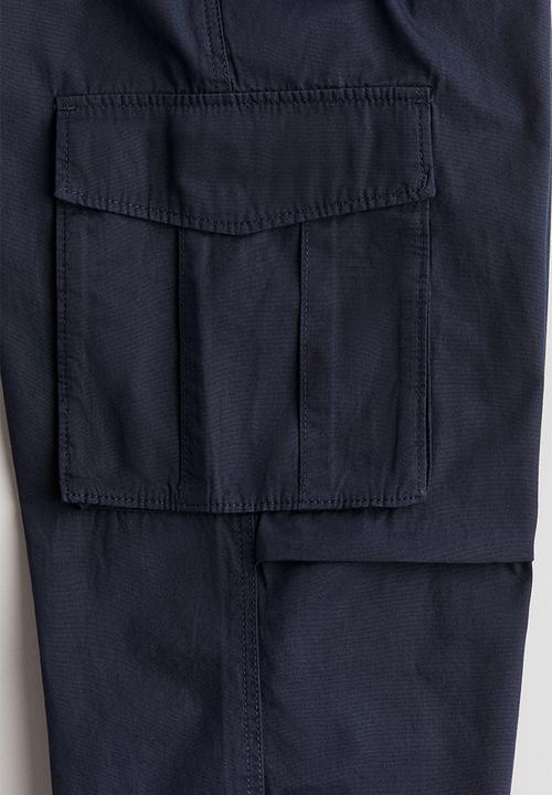 H&M - Parachute trousers - navy blue
