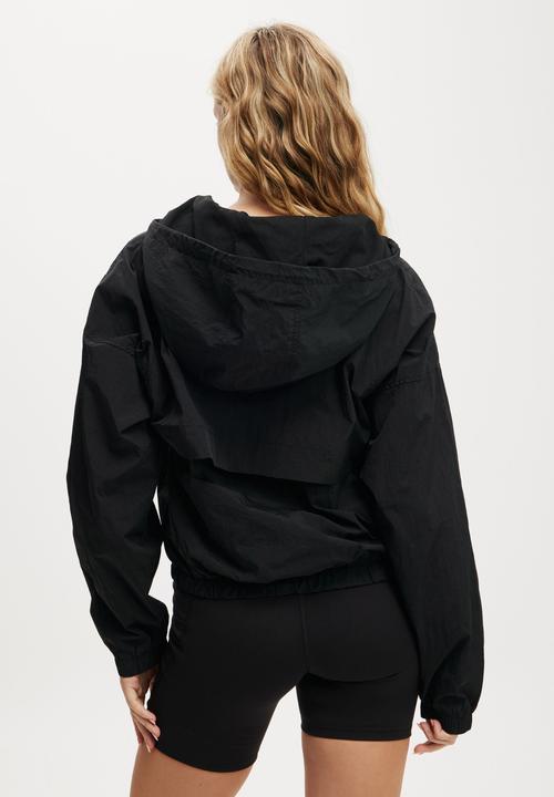 Cotton On - Tempo Half Zip Panelled Anorak - Black
