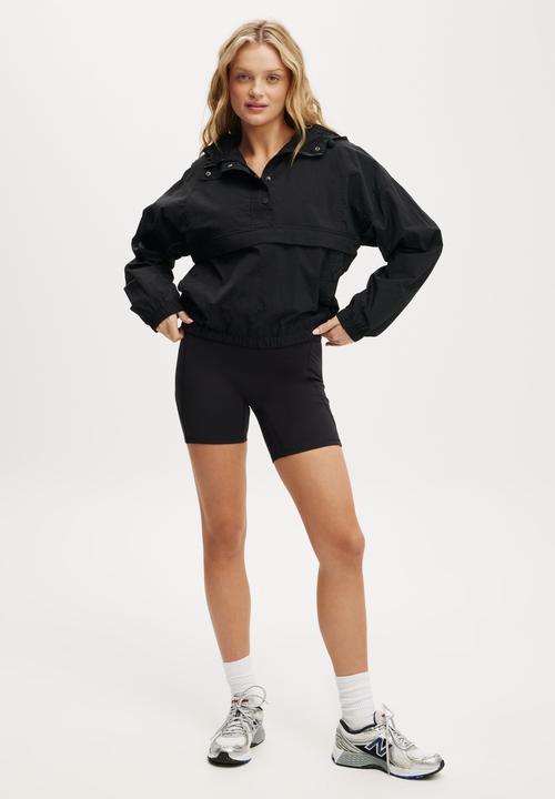 Cotton On - Tempo Half Zip Panelled Anorak - Black