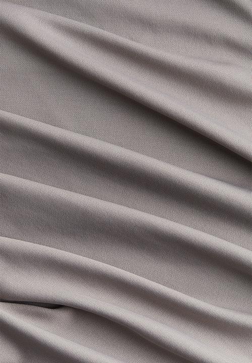 H&M - Draped one-shoulder dress - grey