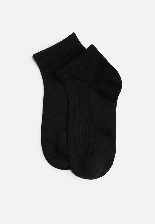 H&M - 5-Pack ankle socks - black