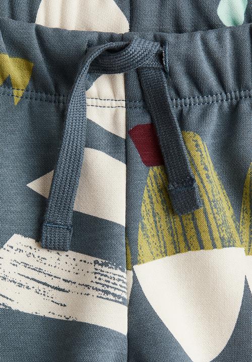 H&M - Printed joggers - dark turquoise patterned