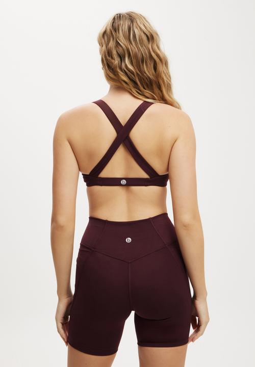Cotton On - Ultra Soft Curved Hem Crop - Dark Oak