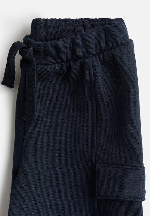 H&M - Cargo joggers - navy blue