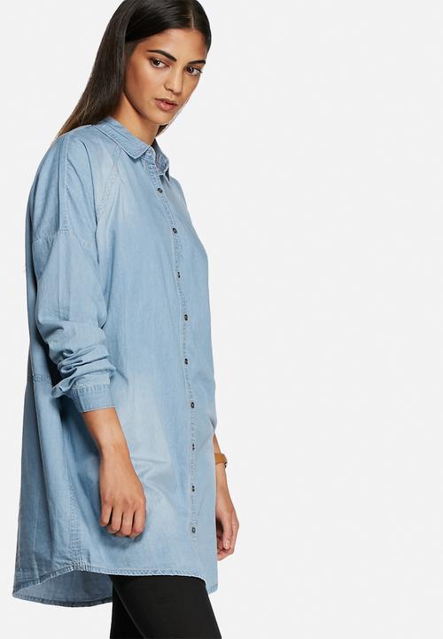 VILA - Vu oversized denim shirt