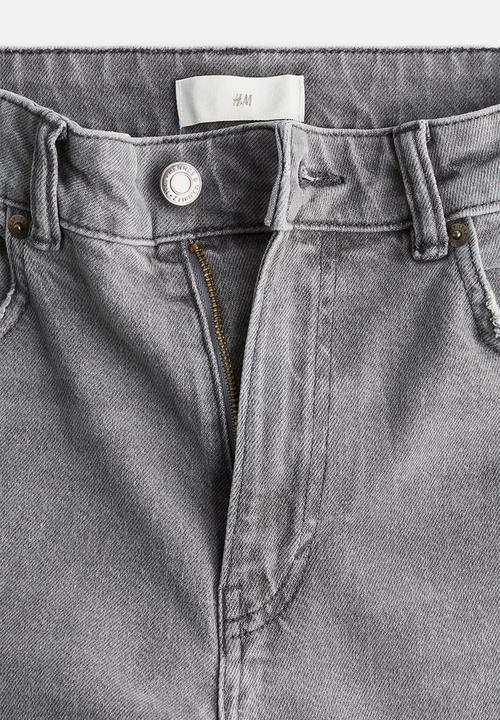 H&M - Wide high jeans - grey