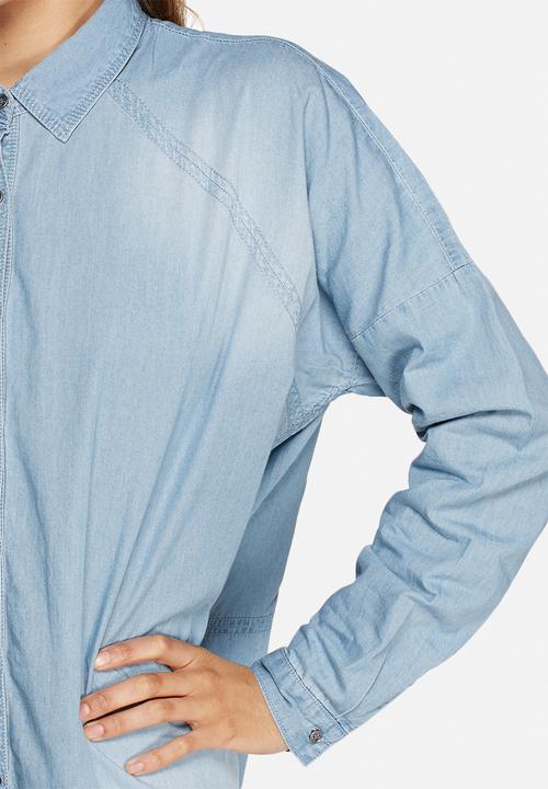 VILA - Vu oversized denim shirt