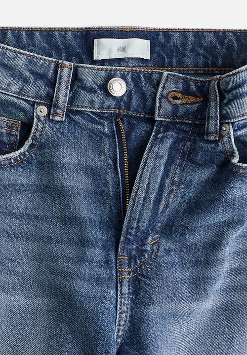 H&M - Wide high jeans - denim blue