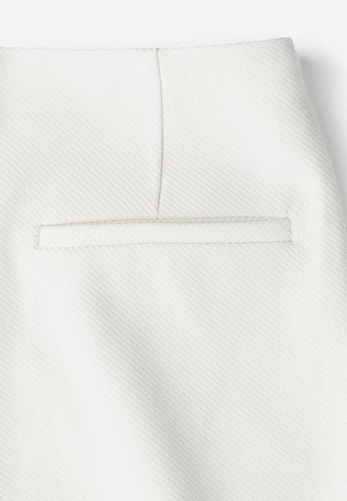 H&M - Mini skort - white