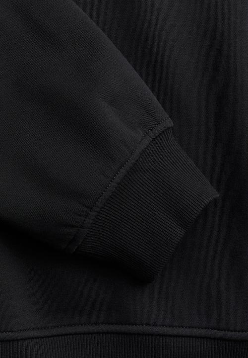 H&M - Crew-neck sweatshirt - black/simplicité 