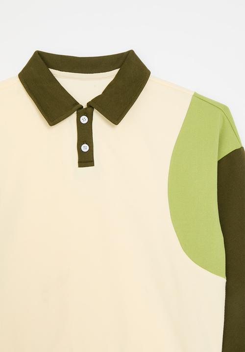 Pop Candy - Colour block sweat top - multi