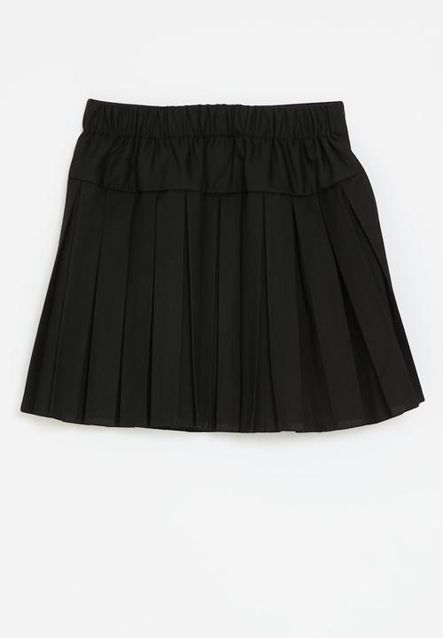 Pop Candy - Pleated skirt - black 