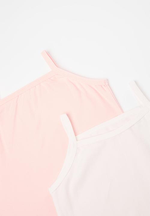 Pop Candy - 2 Pack cami set- pink & white