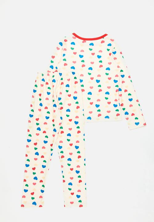 Pop Candy - Heart print pj set-multi