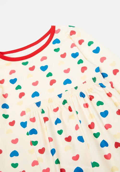 Pop Candy - Heart print pj set-multi