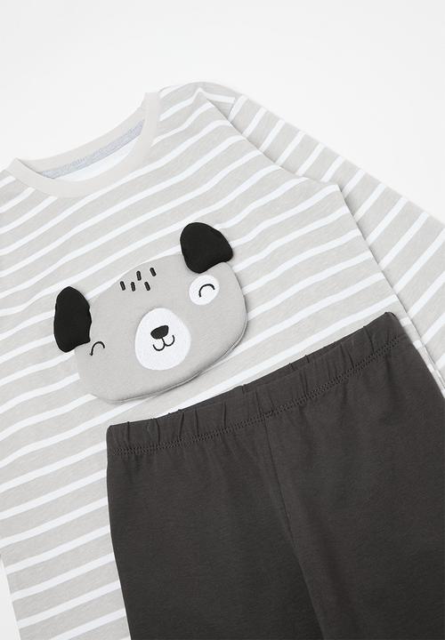 Pop Candy - Tee & jogger set - grey