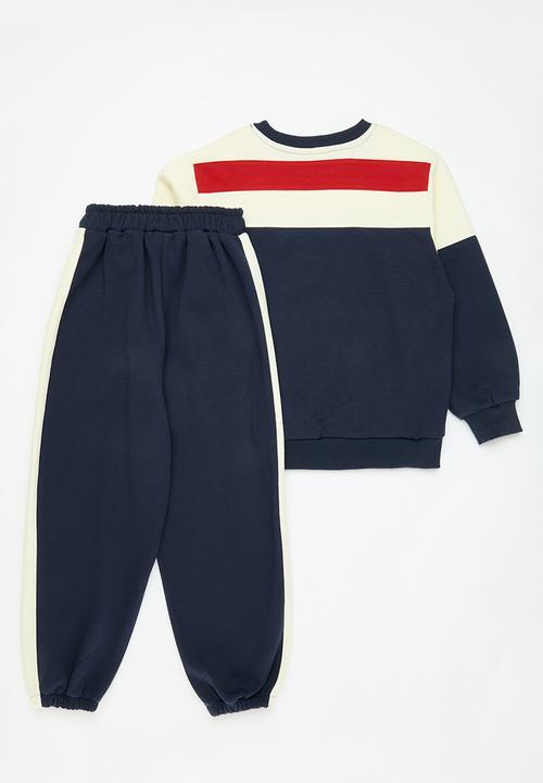 Pop Candy - Colour block tracksuit -multi