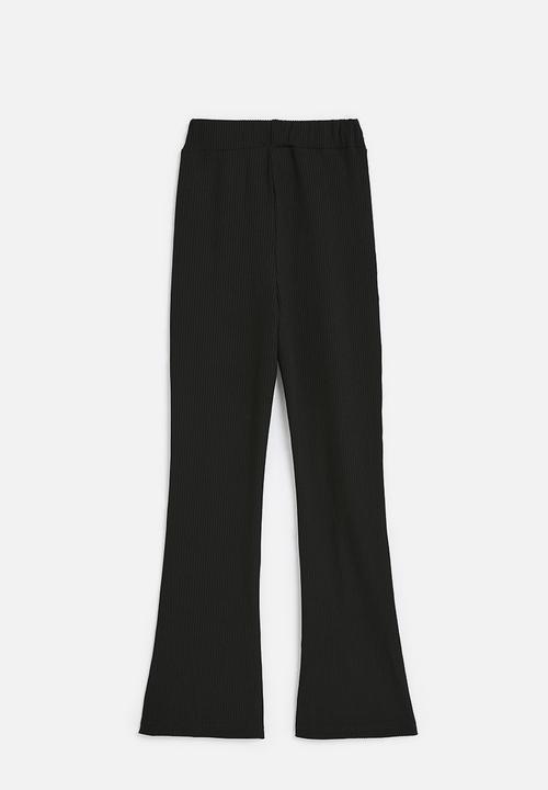 Pop Candy - Wide leg lounge pants - black