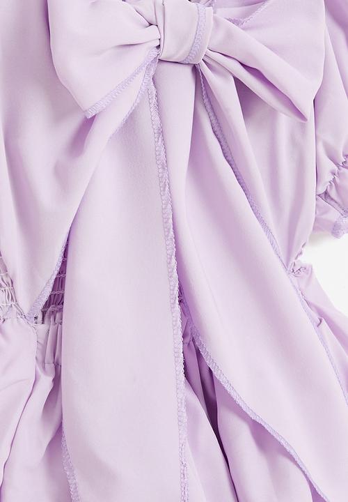 Pop Candy - Smock tiered dress - purple