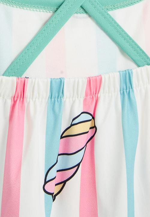 Pop Candy - Striped cami dress - multi