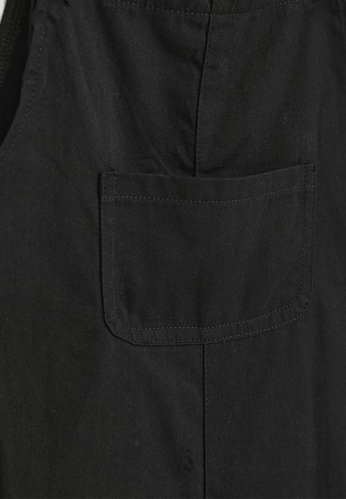 Pop Candy - Short dungaree - black
