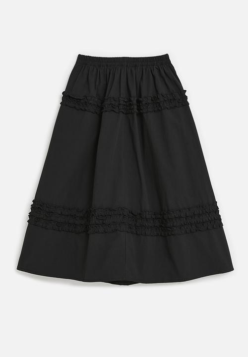 Pop Candy - Elasticated waist skirt - black