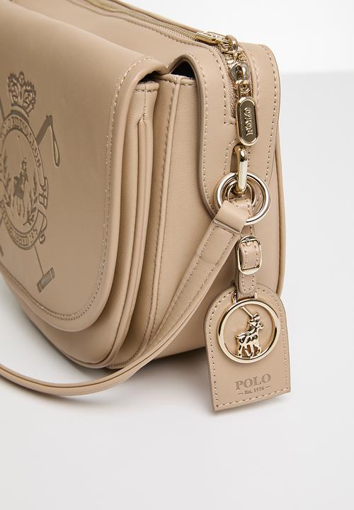 POLO - Ascot saddle crossbody bag - latte