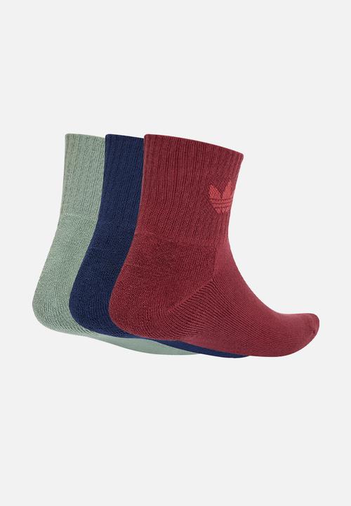 adidas Originals - Mid Crew Socks 3 Pairs - multi