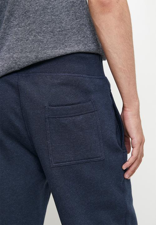 Superdry. - Duo vl graphic slim jogger- Trench Navy Marl