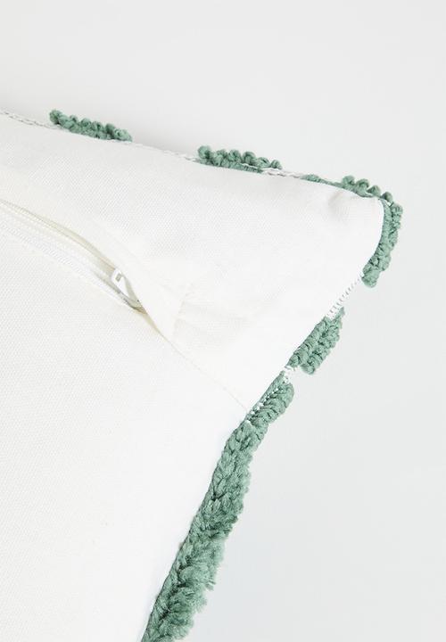 Sixth Floor - Dial cushion cover - green