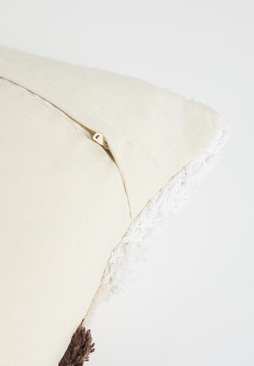 Sixth Floor - Sino woven cushion cover - pink & brown