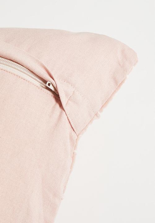 Sixth Floor - Faye woven cushion cover - blush