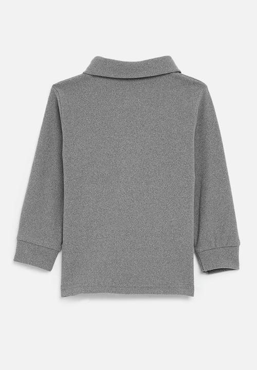 Pop Candy - Long sleeve golf shirt - grey