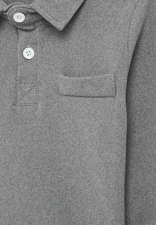 Pop Candy - Long sleeve golf shirt - grey