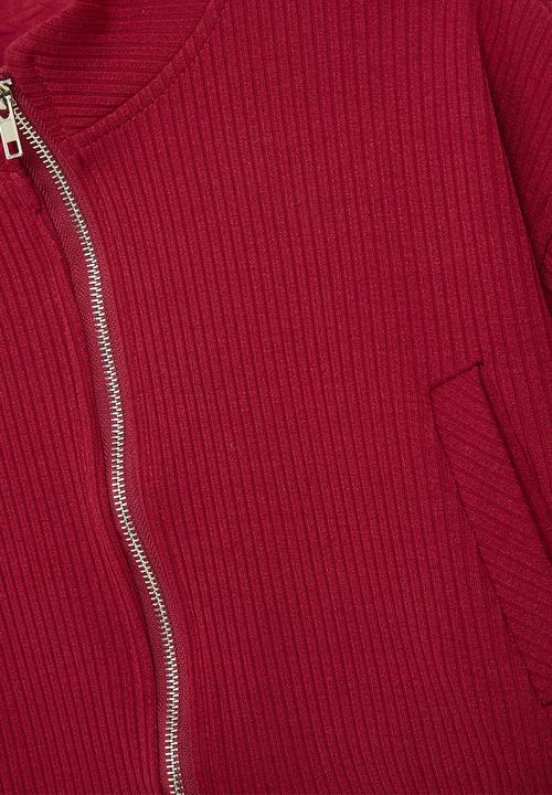 Pop Candy - Bomber jacket-red