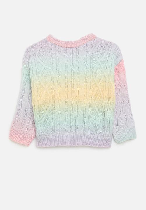 Pop Candy - Ombre knit jersey - multi