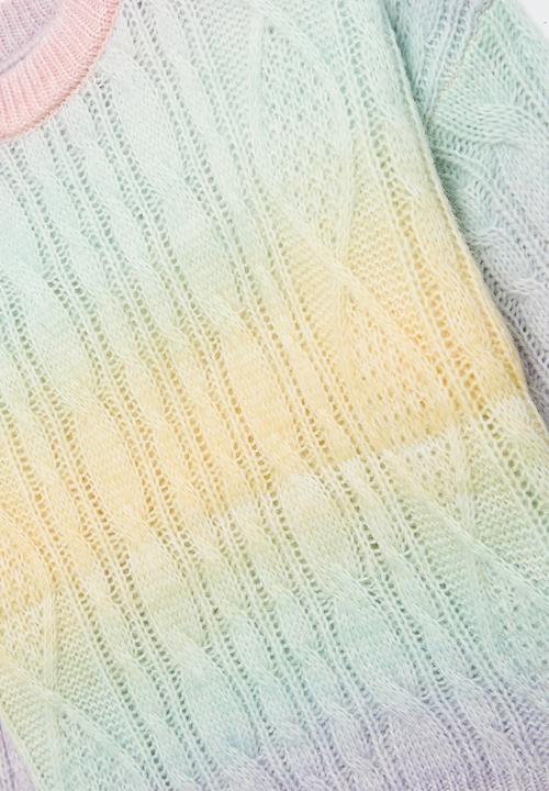 Pop Candy - Ombre knit jersey - multi