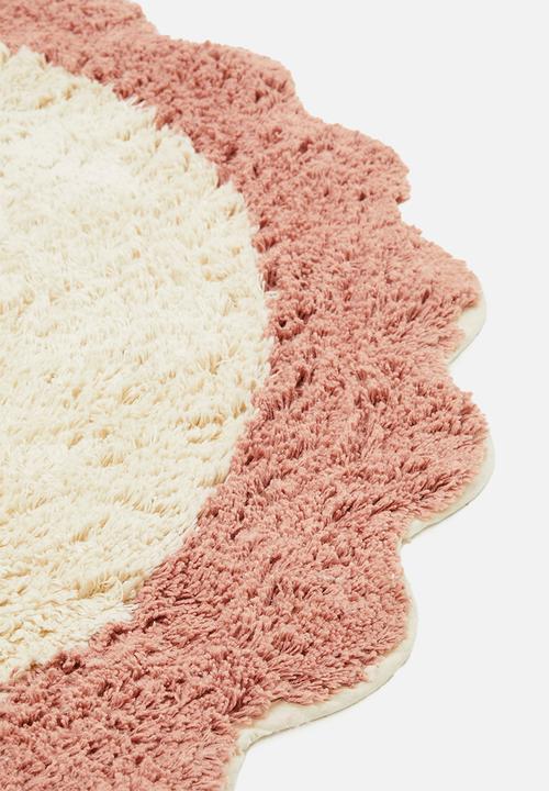 Sixth Floor - Sara round tufted rug - pink