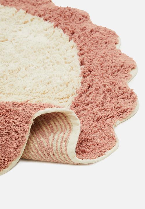 Sixth Floor - Sara round tufted rug - pink